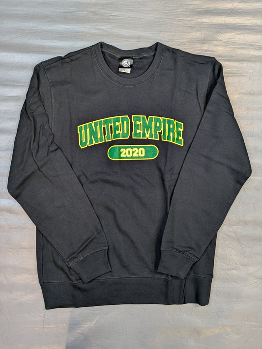 UNITED EMPIRE カレッジライトトレーナー(ブラック)