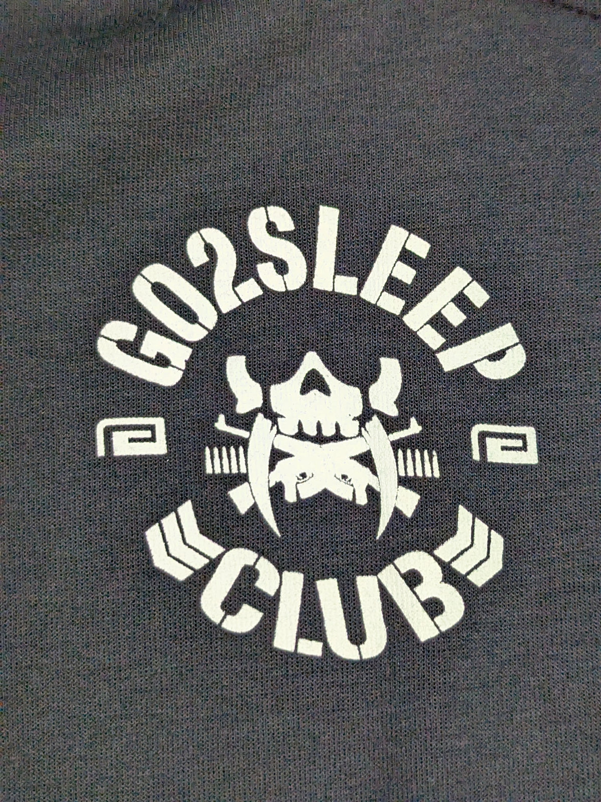 KENTA「GO 2 SLEEP CLUB CIRCLE LOGO」ドライジップパーカー(ブラック)