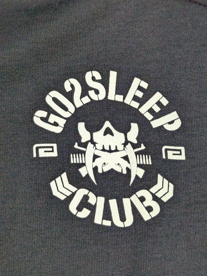 KENTA「GO 2 SLEEP CLUB CIRCLE LOGO」ドライジップパーカー(ブラック)