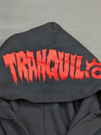 Tetsuya Naito ×NEW ERA Pullover hoodie  (2) (Black×Red)