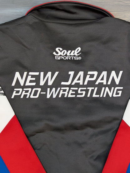 新日本プロレス×SOUL セットアップジャージ(2024/ブラック×ホワイト)