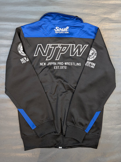 新日本プロレス×SOUL セットアップジャージ(2023/ブラック×ブルー)