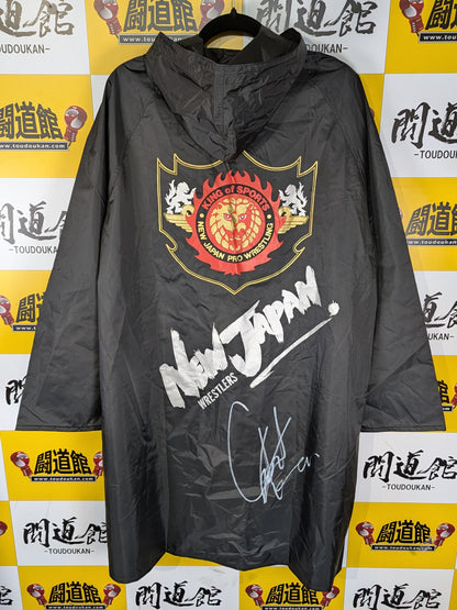 [Great Muta hand signed autograph] New Japan Pro Wrestling 'NEW JAPAN WRESTLERS' Bench Coat