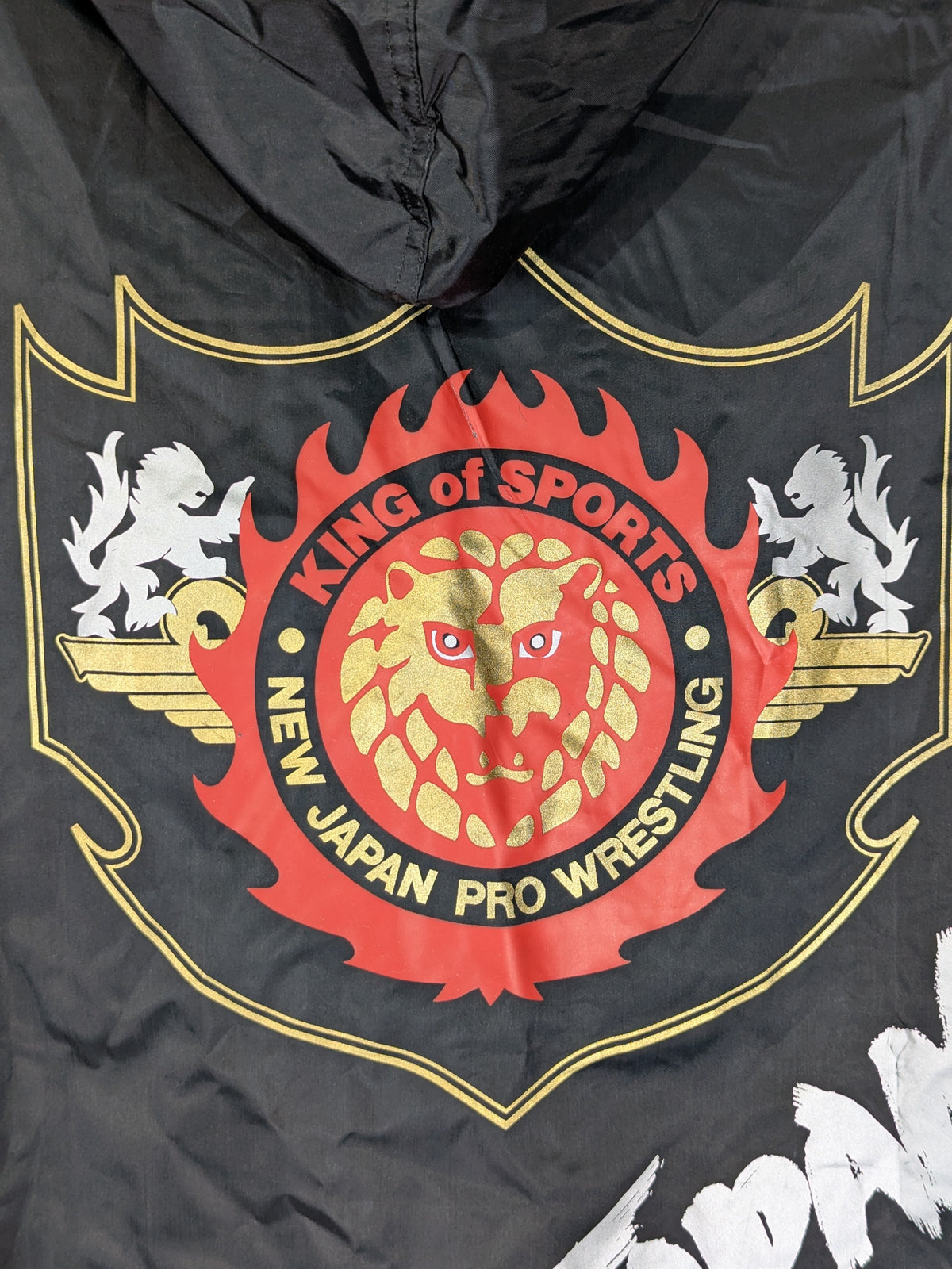 [Great Muta hand signed autograph] New Japan Pro Wrestling 'NEW JAPAN WRESTLERS' Bench Coat