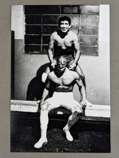 Mil Mascaras  & Rey Mendoza 1965 Black and White photo  3-disc set