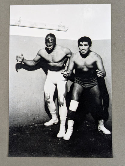 Mil Mascaras  & Rey Mendoza 1965 Black and White photo  3-disc set