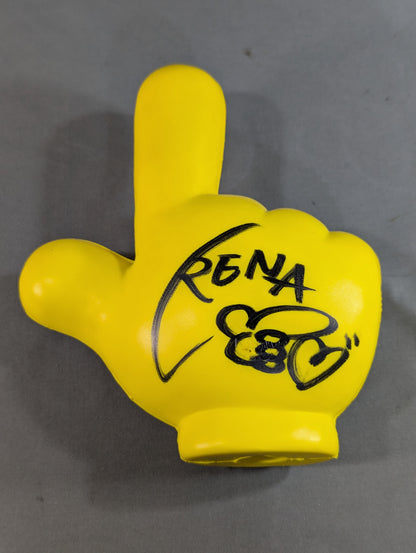 [RENA hand signed autograph ] Shoot Pose Mascot
