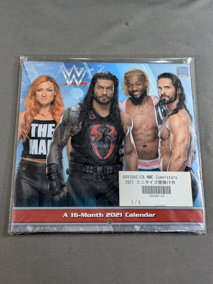WWE 2021 ミニサイズカレンダー