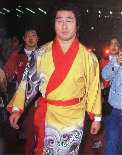天龍源一郎 ★風雲昇り龍ガウン(黄色)★