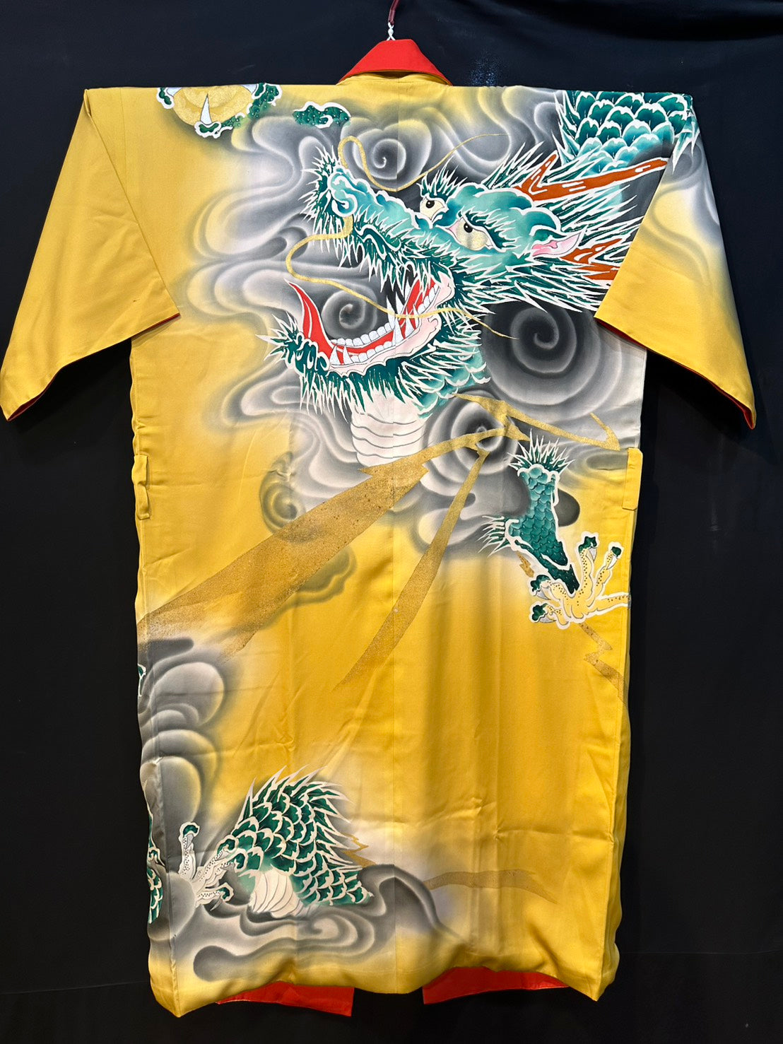 天龍源一郎 ★風雲昇り龍ガウン(黄色)★