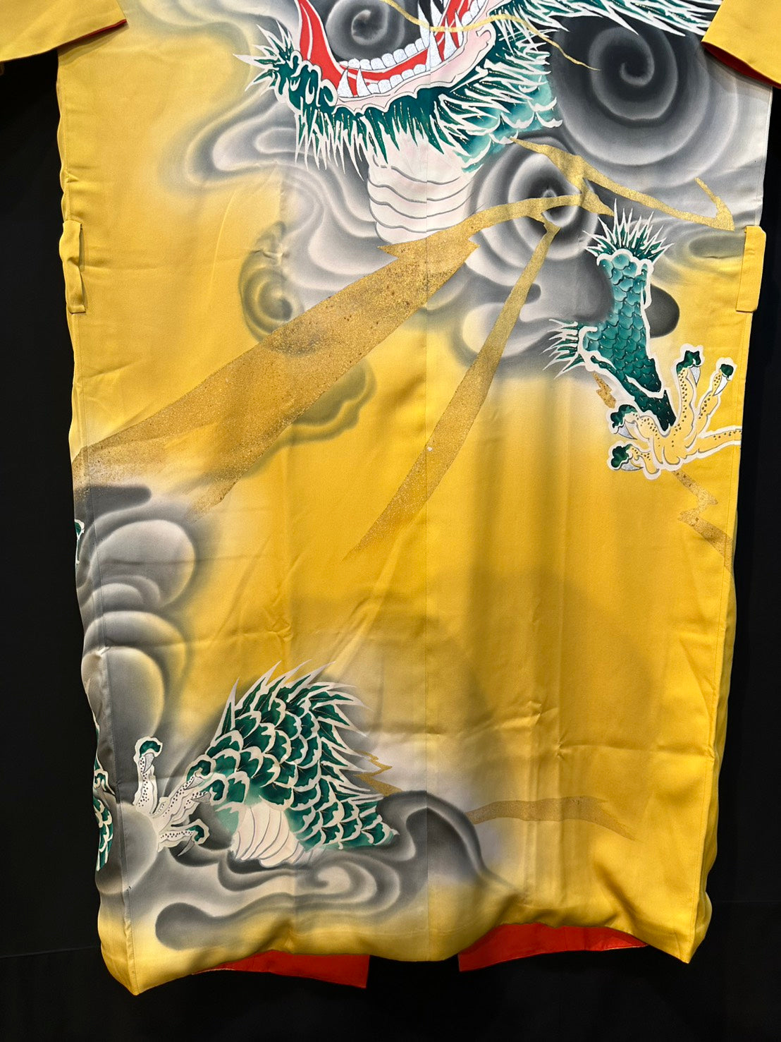 天龍源一郎 ★風雲昇り龍ガウン(黄色)★