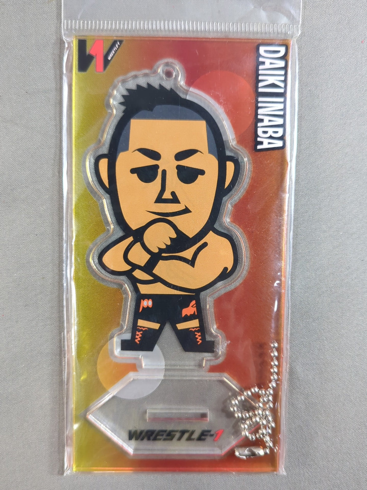 【直筆サイン入り】稲葉大樹 WRESTLE-1 アクリルスタンドキーホルダー