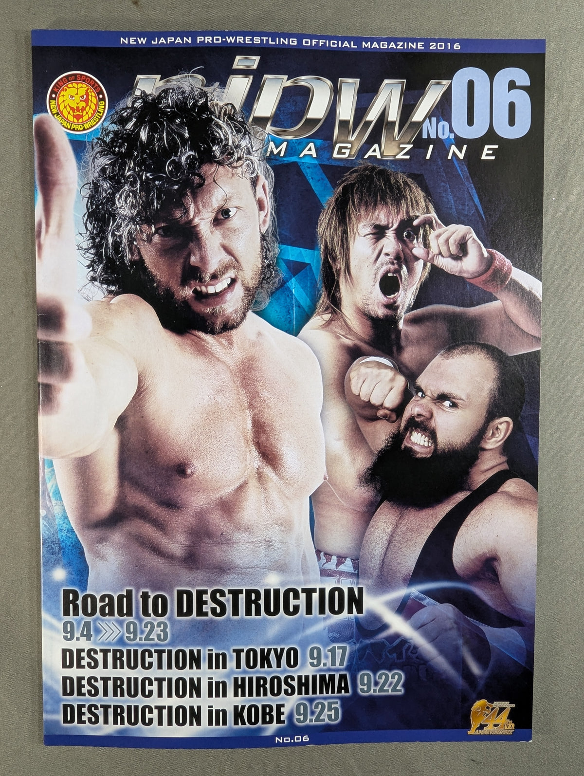 ★YOSHI-HASHI vs Kenny Title Match ★ NJPW OFFICIAL MAGAZINE 2016 Vol.6