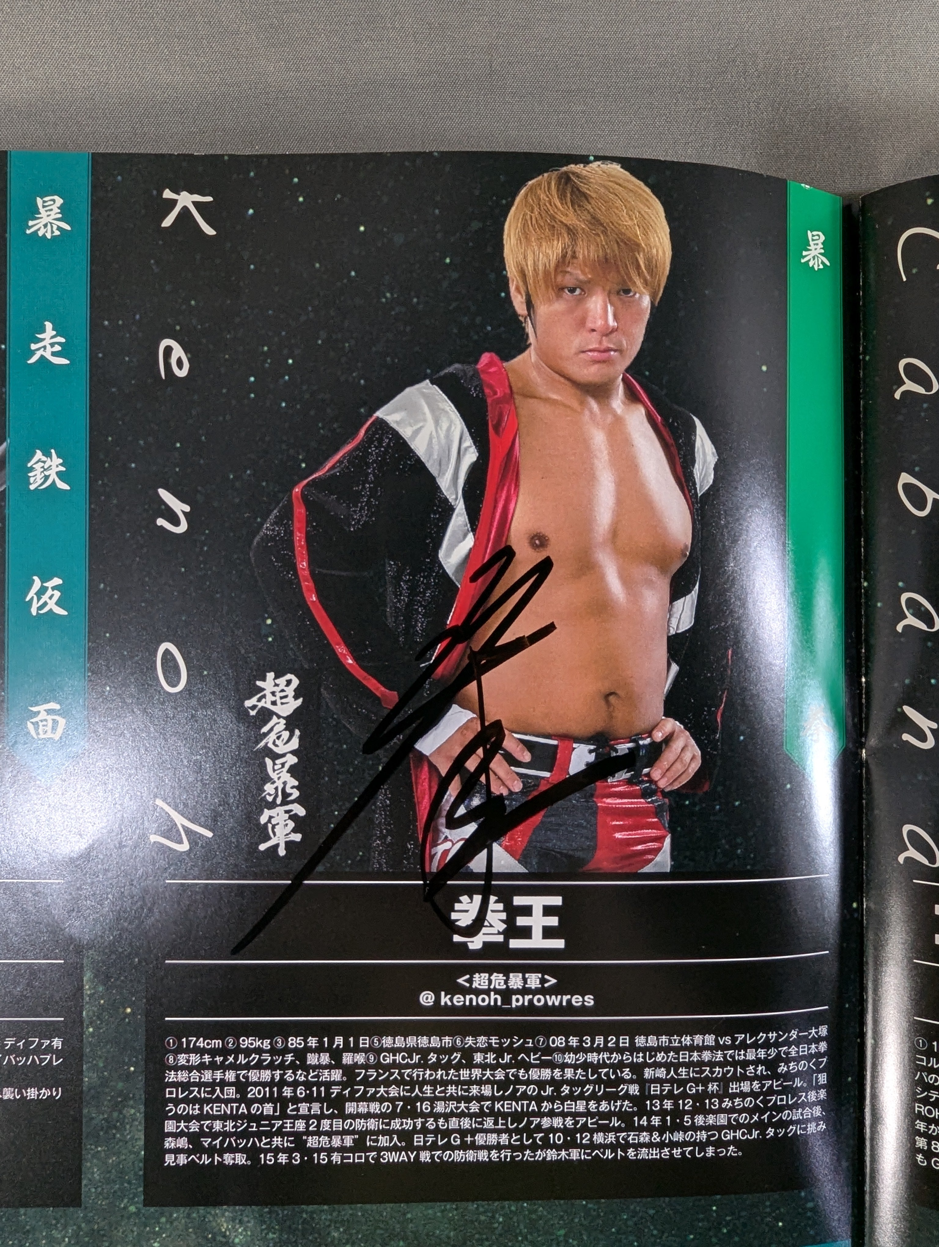 6選手直筆サイン入り】三沢光晴メモリアルナイト2015 / 三沢光晴