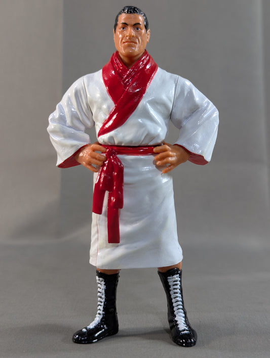 Antonio Inoki  (white gown)
