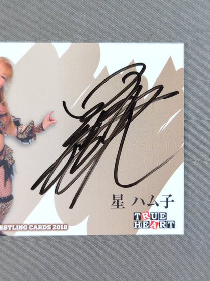 ★ First Number★ 2018 BBM Hamuko Hoshi Official Autographed Card