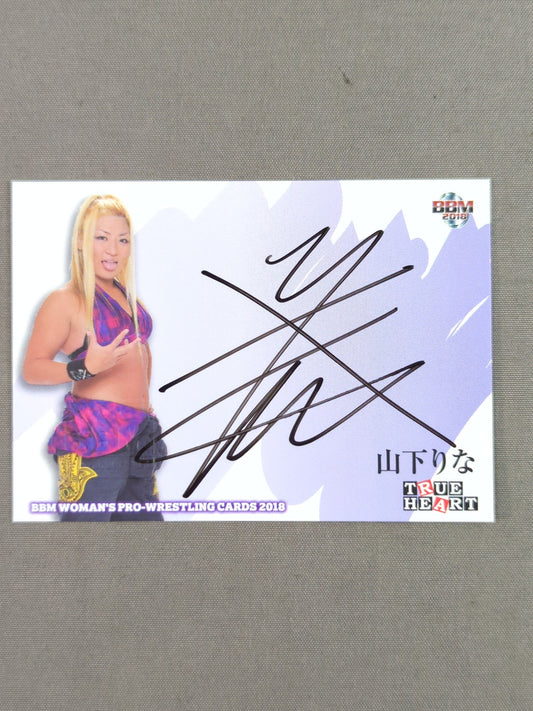 2018 BBM Rina Yamashita Official Autographed Card