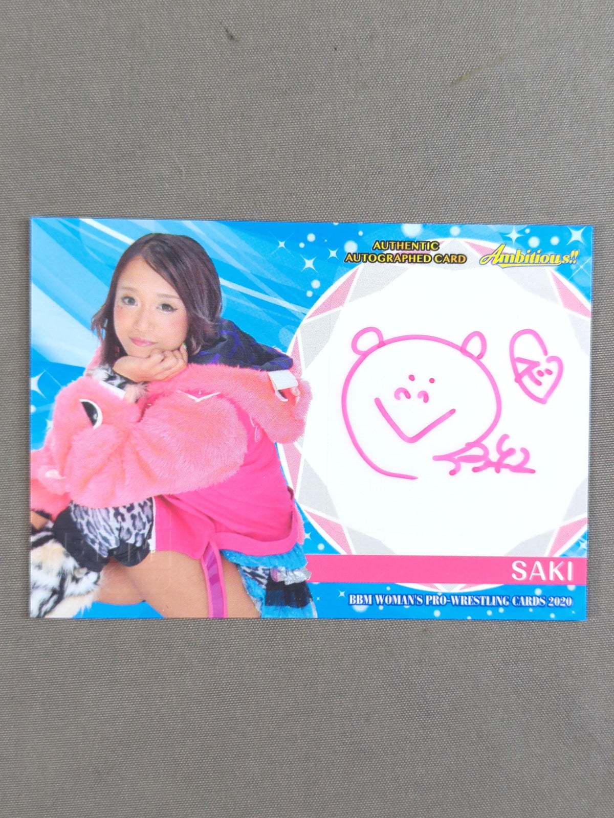 2020 BBM SAKI Official Autographed Card