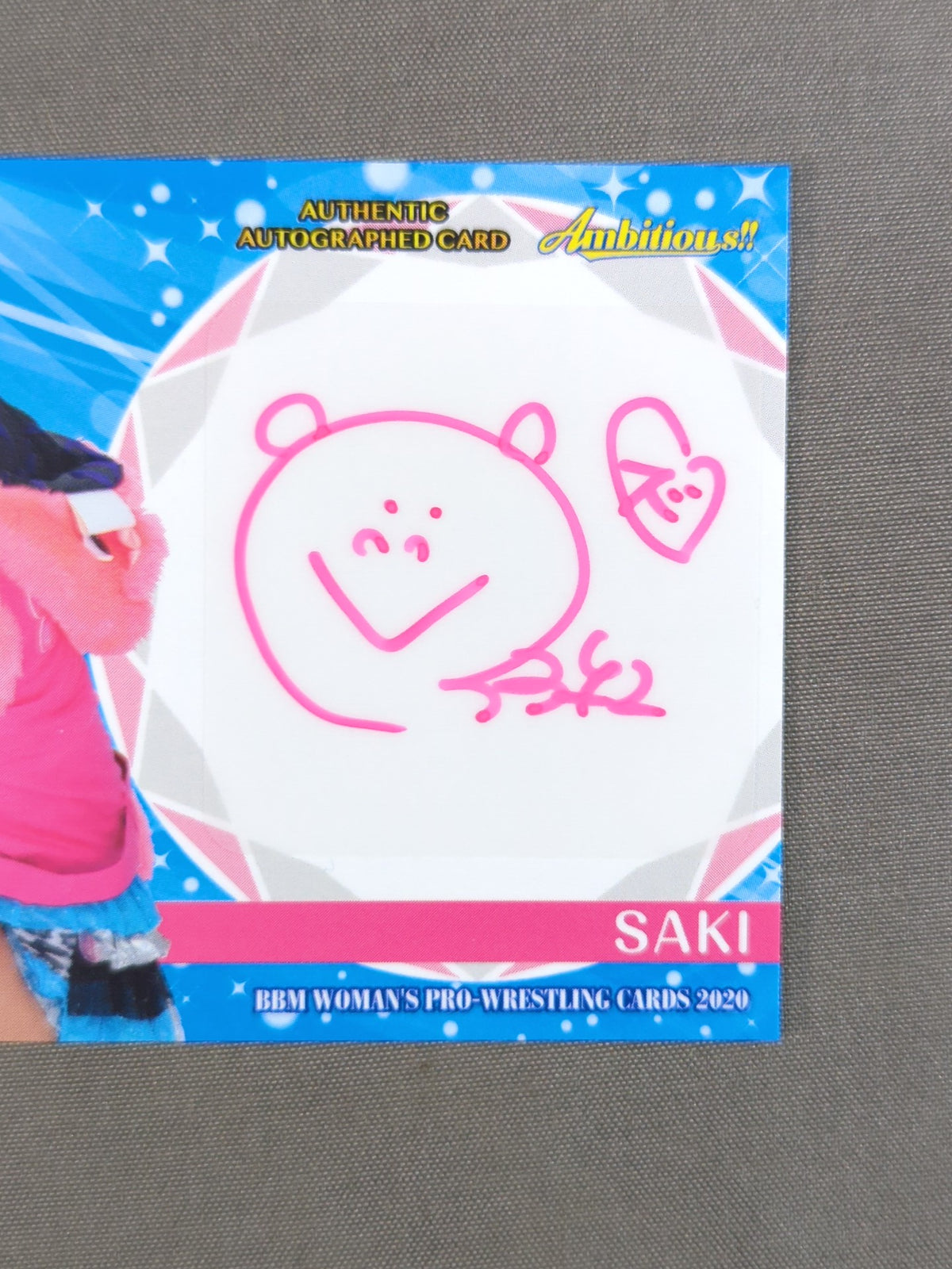2020 BBM SAKI Official Autographed Card