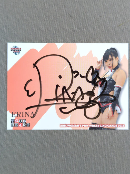 2018 BBM ERINA 公式サインカード