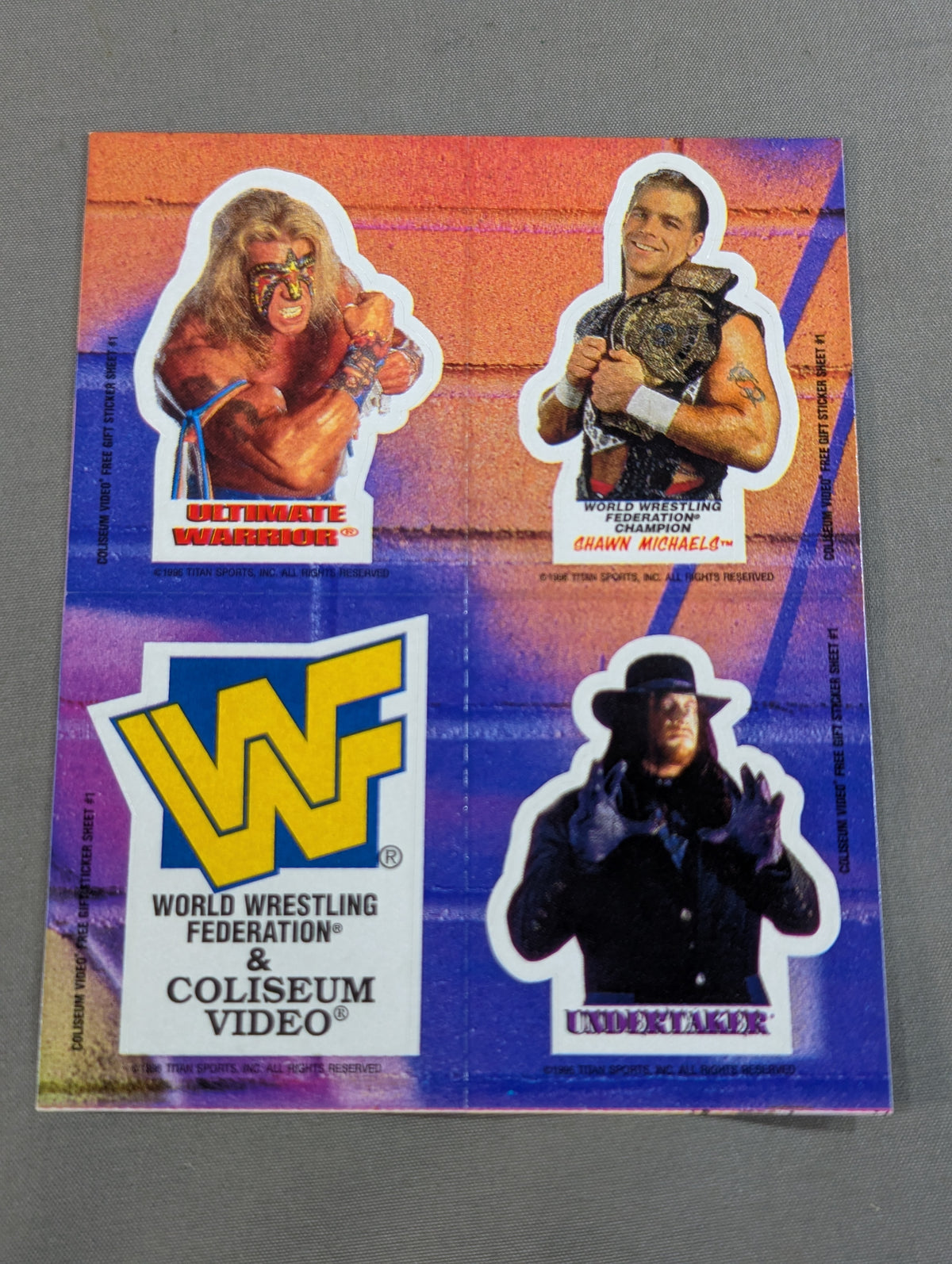 WWF COLISEUM VIDEO ステッカー