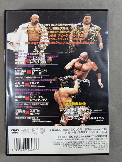 【獅龍＆グレート・コスケ 直筆Wサイン入り】 タッグ新時代伝説 ～2004 NEW YEAR SERIES Part.2～