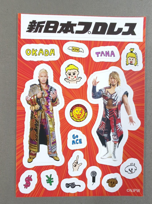 New Japan Pro Wrestling  Kazuchika Okada ×Hiroshi Tanahashi  Stickers