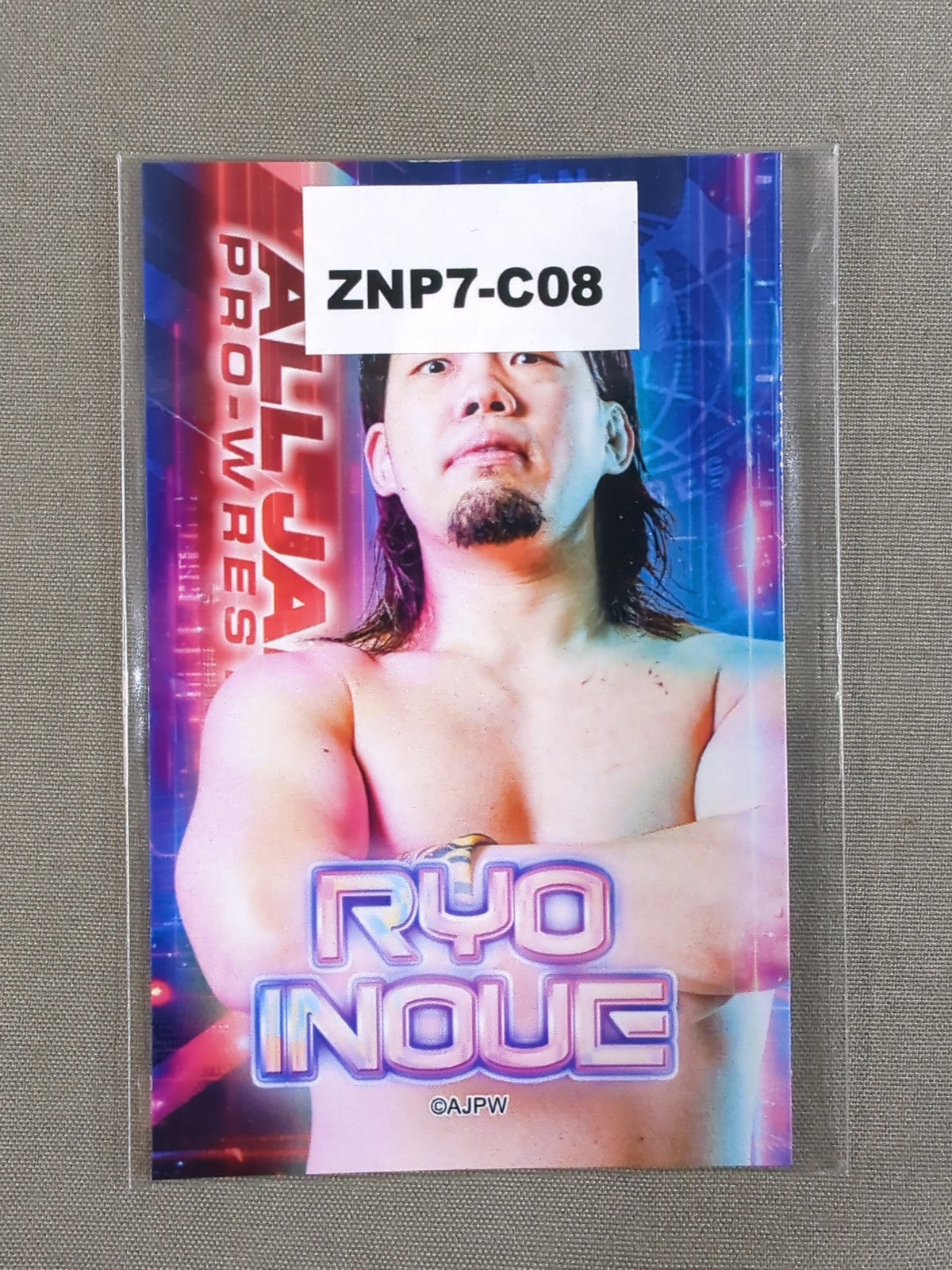 Ryo Inoue All Japan Pro Wrestling × Webphone Poster-style Card