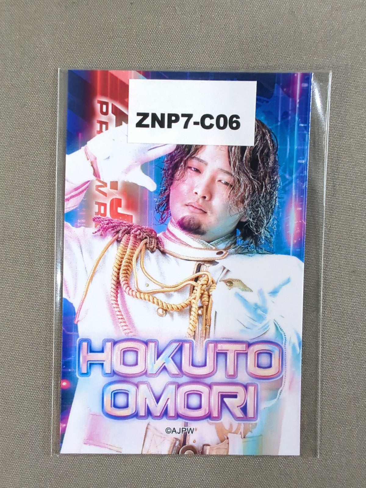 Hokuto Omori All Japan Pro Wrestling × Webpon Poster-style Card