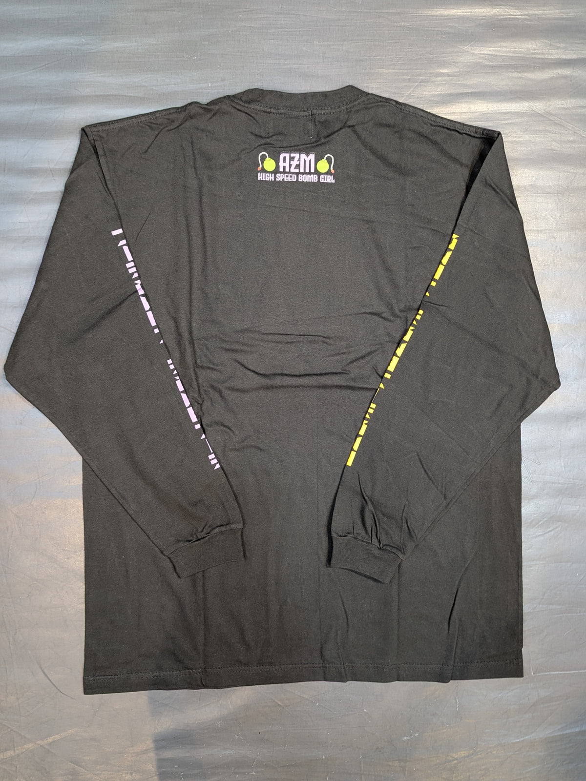 HTML ZERO3× STARDOM AZM Collaboration Long Sleeve T-Shirt (1) (Black)