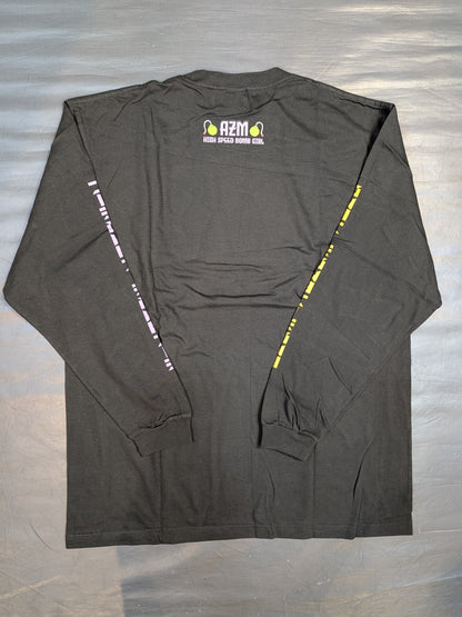 HTML ZERO3× STARDOM AZM Collaboration Long Sleeve T-Shirt (1) (Black)