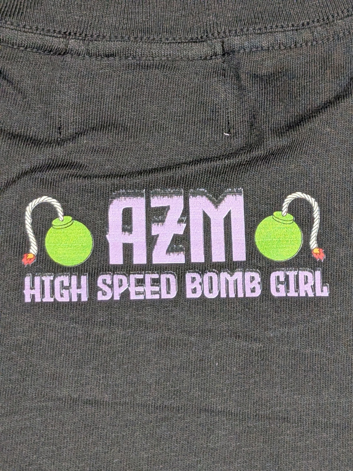 HTML ZERO3× STARDOM AZM Collaboration Long Sleeve T-Shirt (1) (Black)