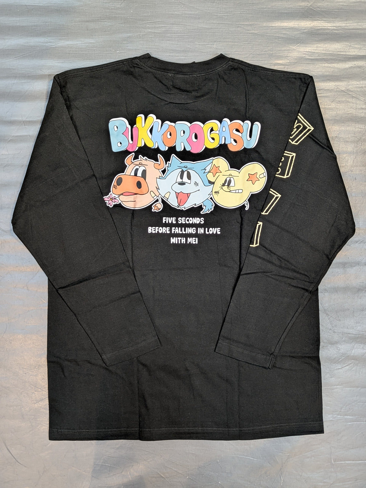 HTML ZERO3×STARDOM 星来芽依 コラボロングスリーブTシャツ(ブラック)