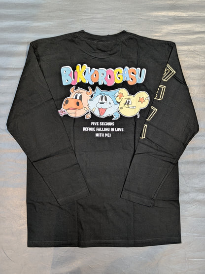 HTML ZERO3×STARDOM 星来芽依 コラボロングスリーブTシャツ(ブラック)