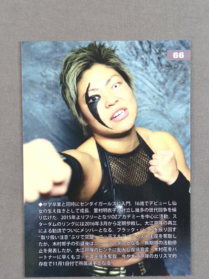 2018 STARDOM COLLECTION CARD 花月(66)
