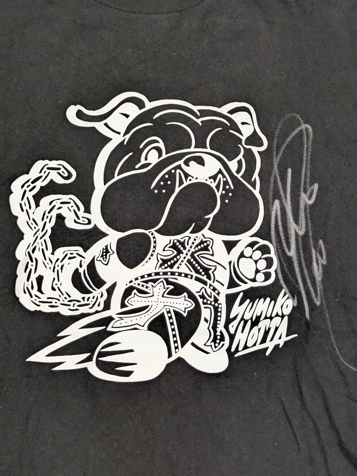 【hand signed autograph】 Yumiko Hotta Illustration T-Shirt