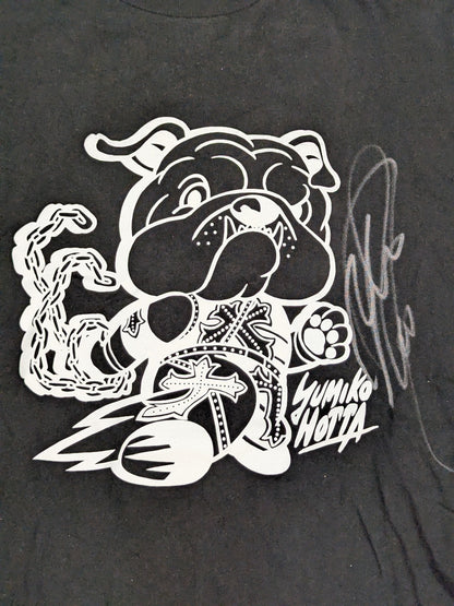【hand signed autograph】 Yumiko Hotta Illustration T-Shirt