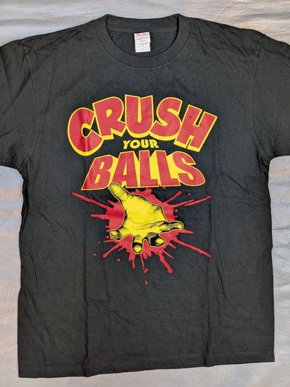 山下りな「CRUSH YOUR BALLS」ピクチャーTシャツ
