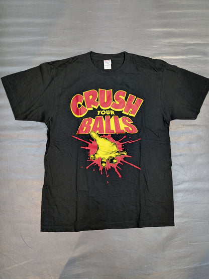 山下りな「CRUSH YOUR BALLS」ピクチャーTシャツ
