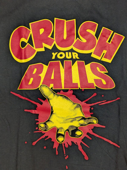 山下りな「CRUSH YOUR BALLS」ピクチャーTシャツ