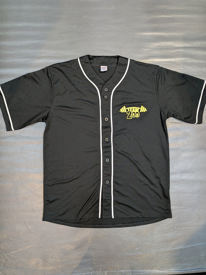 Team 200kg Baseball Shirt (Black)