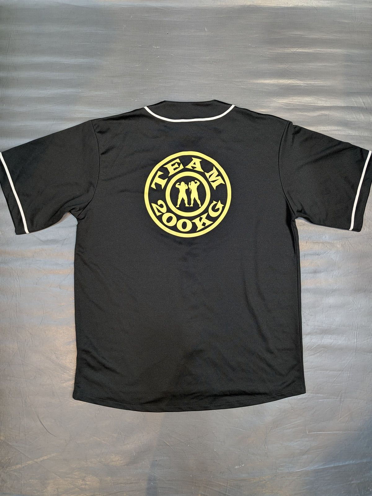 Team 200kg Baseball Shirt (Black)
