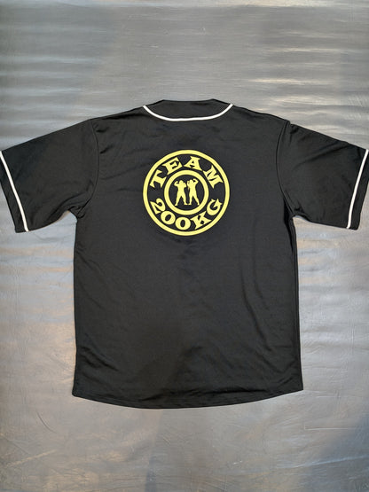 Team 200kg Baseball Shirt (Black)