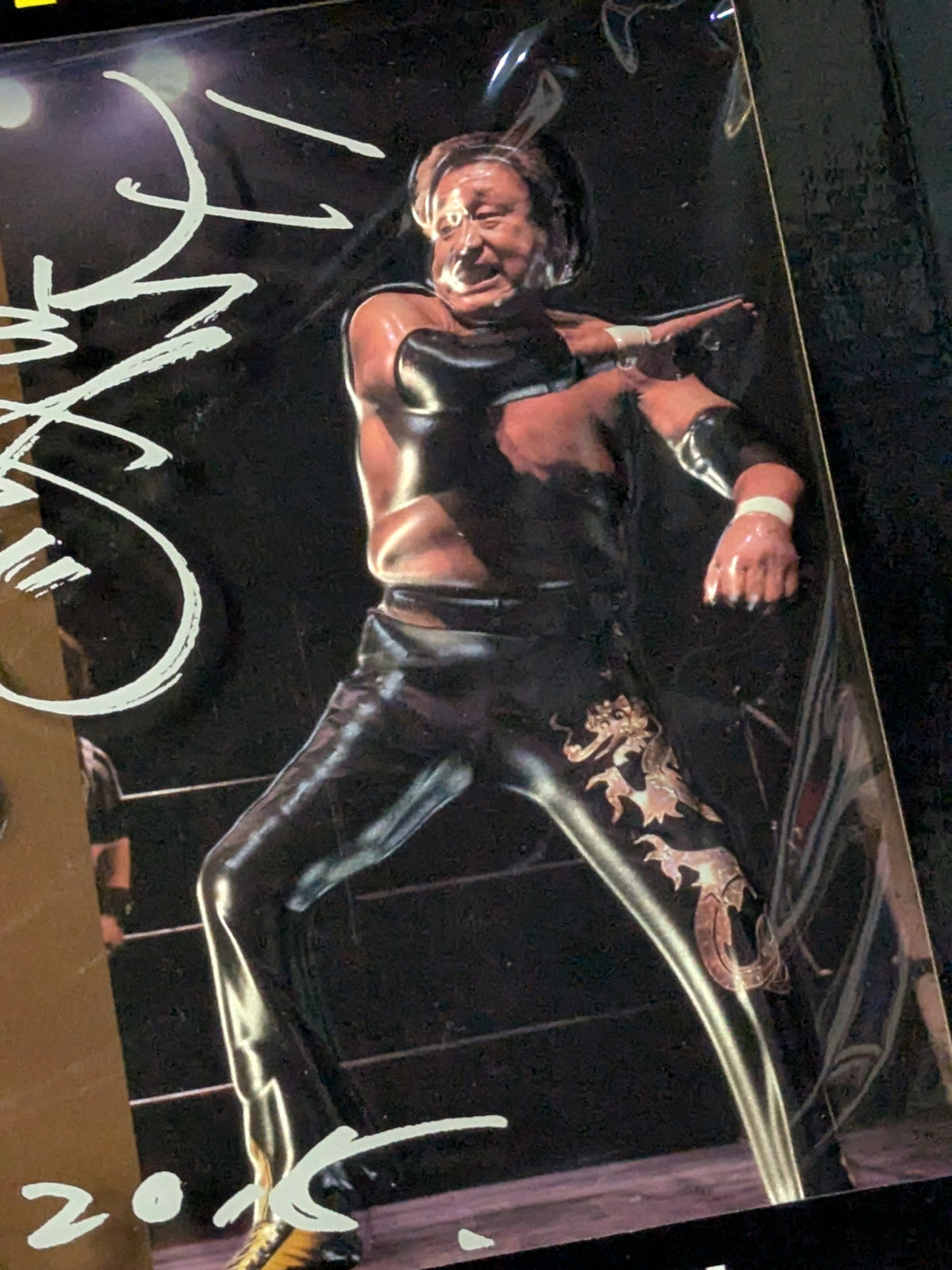 Tenryu Genichiro  Retirement Commemorative 3D Handprint  Plate