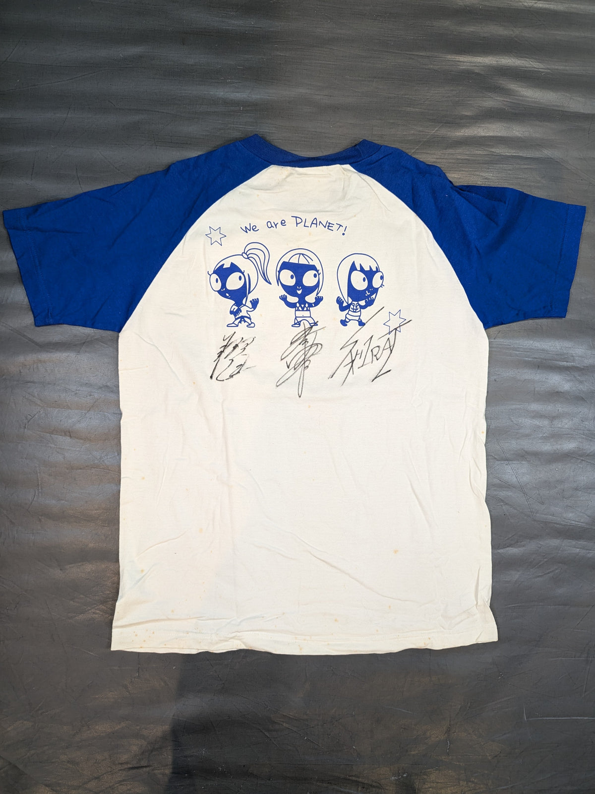【紫雷イオ＆岩谷麻優＆翔月なつみ 直筆サイン入り】PLANET ラグランTシャツ