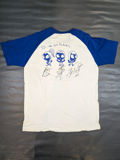 【紫雷イオ＆岩谷麻優＆翔月なつみ 直筆サイン入り】PLANET ラグランTシャツ