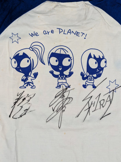 【紫雷イオ＆岩谷麻優＆翔月なつみ 直筆サイン入り】PLANET ラグランTシャツ