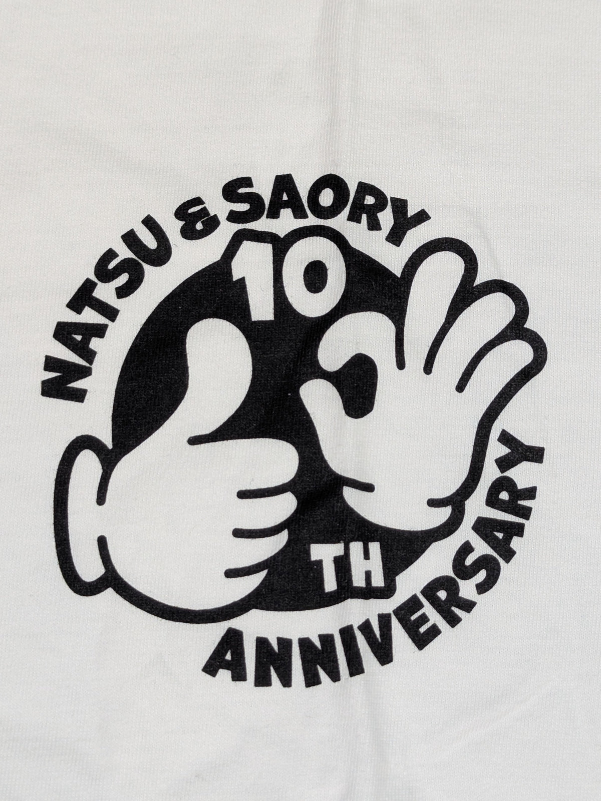 NATSUPOI &Saori Anou  10th Anniversary Debut Event 'Tenkyu' T-shirt