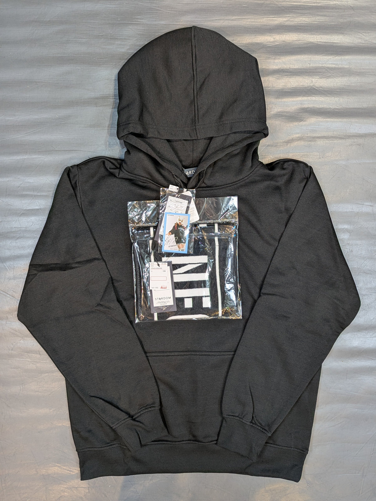 Stardom × Avale STARLIGHT KID  Pullover hoodie  (Black)