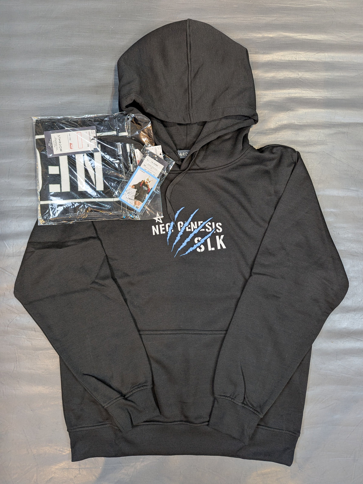 Stardom × Avale STARLIGHT KID  Pullover hoodie  (Black)